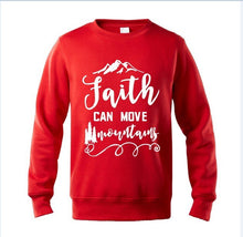 Load image into Gallery viewer, Faith Can Move Mountains Sweatshirt - Faith Based Fashion Hoodie