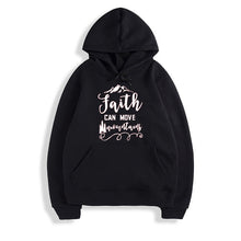 Load image into Gallery viewer, Faith Can Move Mountains Sweatshirt - Faith Based Fashion Hoodie