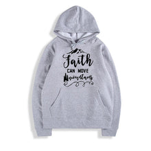 Load image into Gallery viewer, Faith Can Move Mountains Sweatshirt - Faith Based Fashion Hoodie