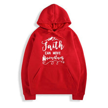 Load image into Gallery viewer, Faith Can Move Mountains Sweatshirt - Faith Based Fashion Hoodie