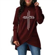 Load image into Gallery viewer, Faith Cross Hoodie - Faith Based Fashion Hoodie