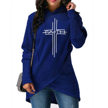 Load image into Gallery viewer, Faith Cross Hoodie - Faith Based Fashion Hoodie