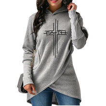 Load image into Gallery viewer, Faith Cross Hoodie - Faith Based Fashion Hoodie