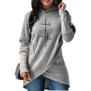 Faith Script Hoodie - Faith Based Fashion Hoodie