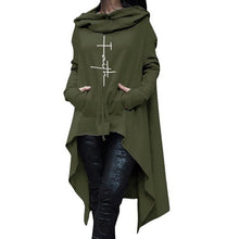 Load image into Gallery viewer, Oversized Cardigan Style Faith Hoodie - Faith Based Fashion Hoodie