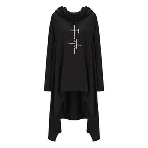 Oversized Cardigan Style Faith Hoodie - Faith Based Fashion Hoodie