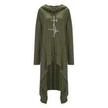 Load image into Gallery viewer, Oversized Cardigan Style Faith Hoodie - Faith Based Fashion Hoodie