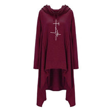 Load image into Gallery viewer, Oversized Cardigan Style Faith Hoodie - Faith Based Fashion Hoodie